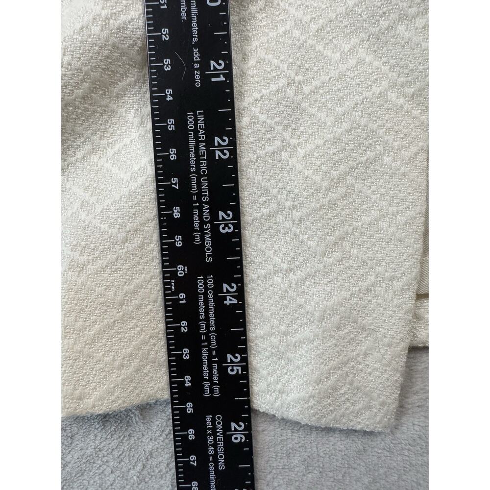 Pendleton Women’s Wool Blend Skirt Suit Ivory Jacket 6 Skirt 8 Made USA - Picture 14 of 16